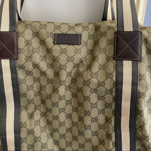 Authentic Gucci canvas travel bag - Picture 2 of 7